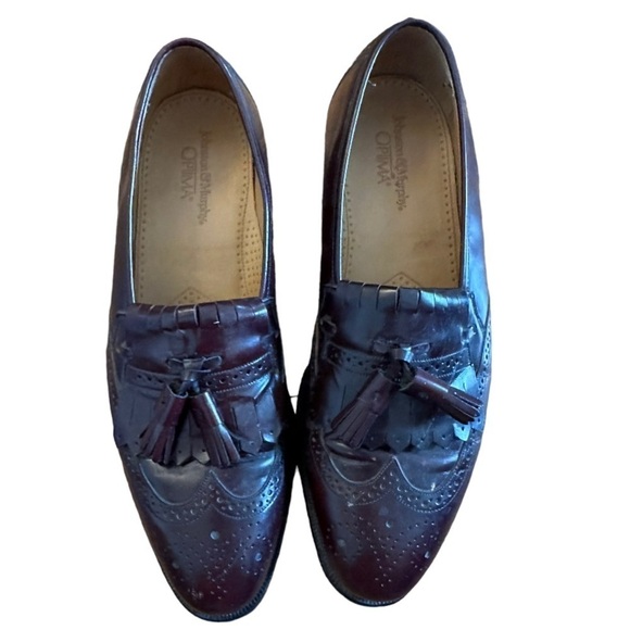 Johnston & Murphy Optima Kiltie Tassel Wingtip Loafers - Picture 1 of 6